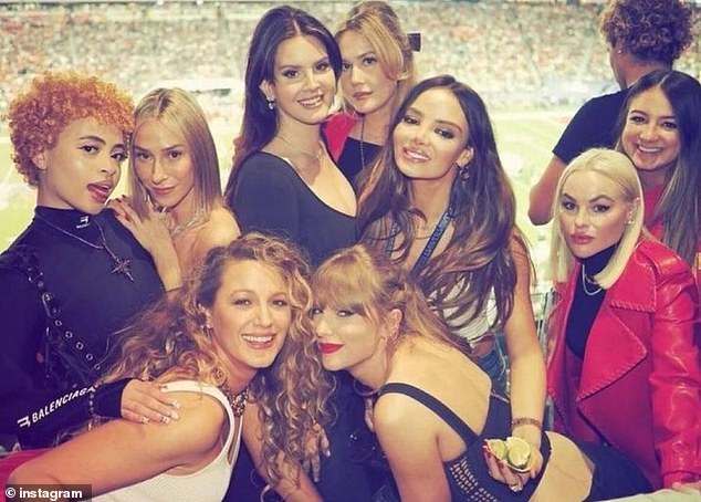 Taylor Swift may be best friends with Blake Lively and Selena Gomez, but they never spend time together as a trio: Taylor and Blake photographed at the 2024 Super Bowl final, without Selena