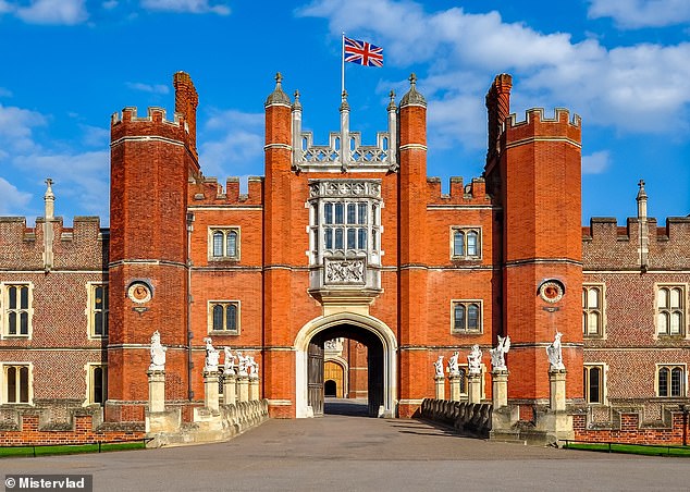Hampton Court Palace, on the outskirts of London, was built by Cardinal Wolsey in the early 16th century for Henry VIII.