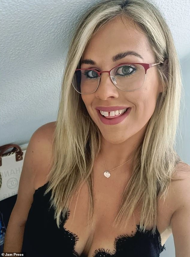 Sophie Louise Wright, 34, from Torquay, Devon, was at one point told her telltale illness symptom could be due to acid reflux or a stomach ulcer.