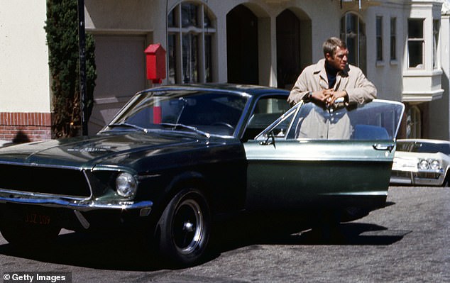 Automakers will eventually stop making fully gasoline-powered successors to the beloved sports cars of the 1960s and '70s (pictured: Steve McQueen in Bullitt), but Trump could change the rules to keep gasoline cars in production for longer.