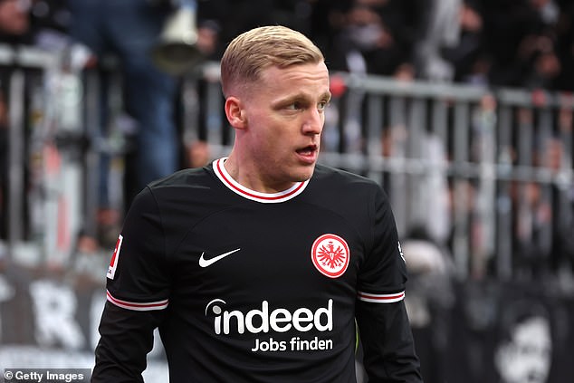 Donny van de Beek expected to return to Man United this summer after loan spell at Frankfurt