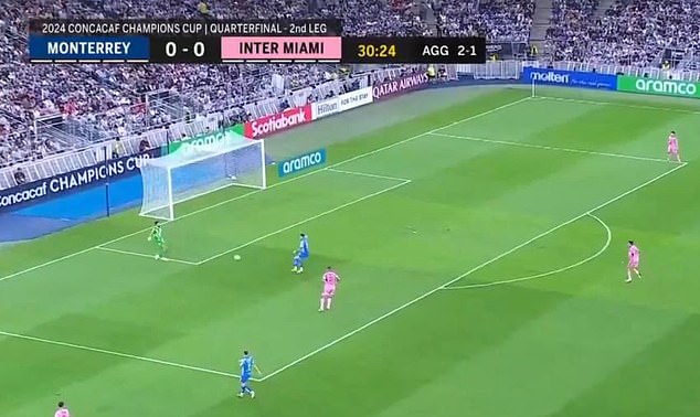 Inter Miami goalkeeper Drake Callender made a terrible mistake when trying to play from behind