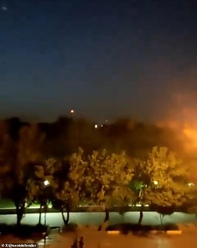 Images posted on social media appear to show a drone attacking Isfahan