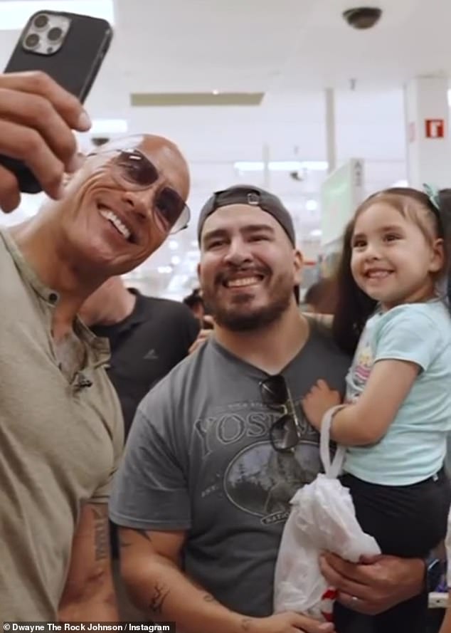 Dwayne 'The Rock' Johnson shared a video on Friday of his recent encounter with fan Ruben Rodriguez, who then got The Rock's autograph tattooed on his arm.