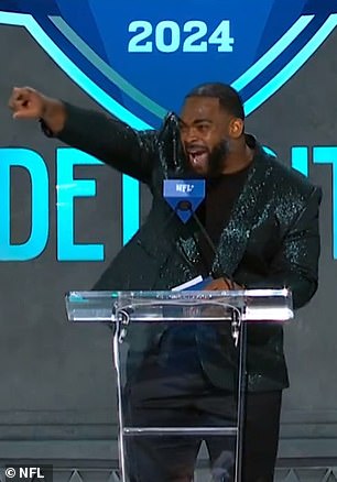 Brandon Graham angered crowd at NFL Draft when he shouted 'Dallas sucks' on stage