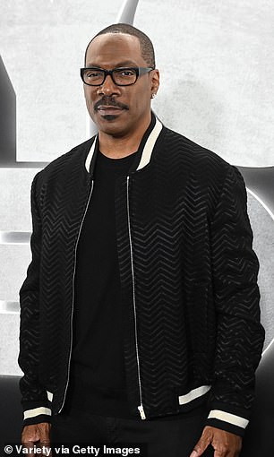 Production on Eddie Murphy and Keke Palmer's upcoming film The Pickup has been halted after several crew members were injured in an accident on the Atlanta set;  Murphy seen in 2023
