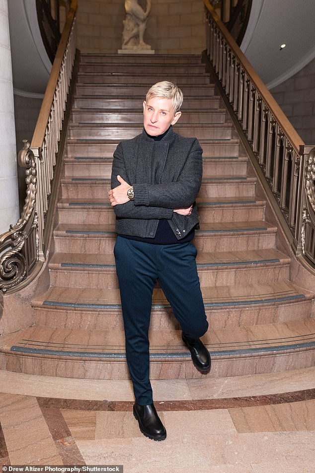 Ellen DeGeneres admitted that falling out of favor with the public was a blow to her ego as she kicked off her comeback comedy tour in West Hollywood on Wednesday;  seen in 2022