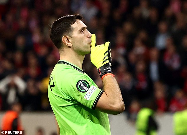 Emiliano Martínez escaped a red card due to a little-known rule during Aston Villa's penalty shootout victory over Lille.