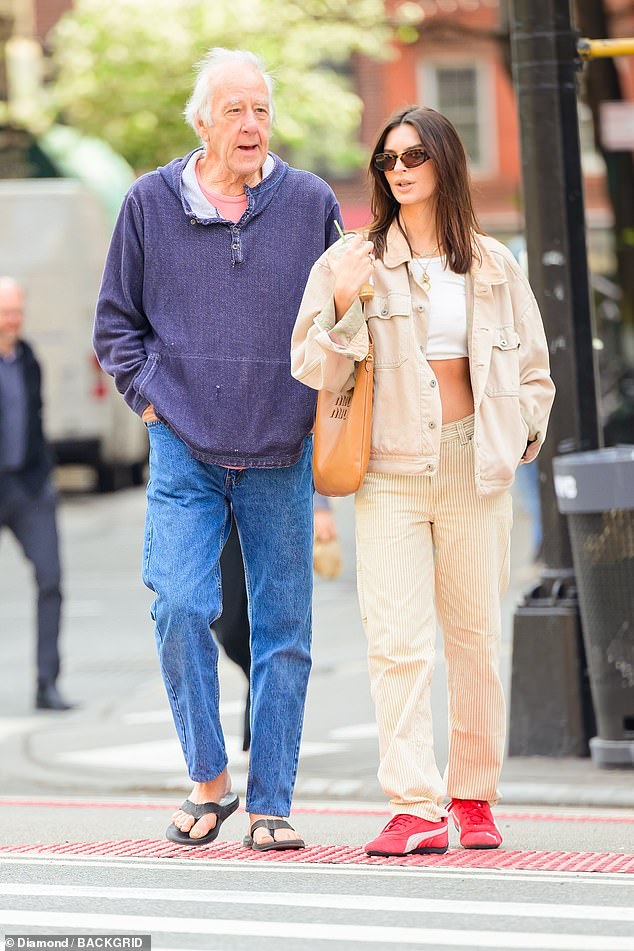Emily Ratajkowski was spotted on a rare outing with her father John David Ratajkowski on Wednesday in New York City.