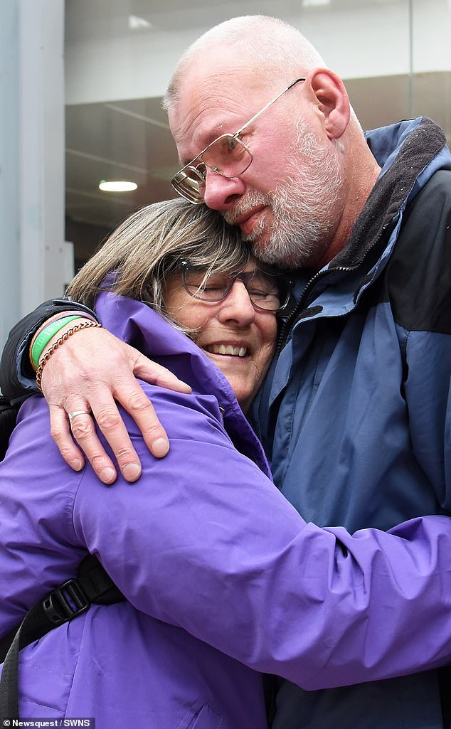 This is the very emotional moment when siblings Tony Beckett and Mary Dunstan met for the first time since 1979.