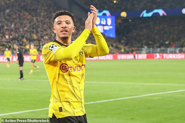 Jadon Sancho helped Borussia Dortmund reach the Champions League semi-finals