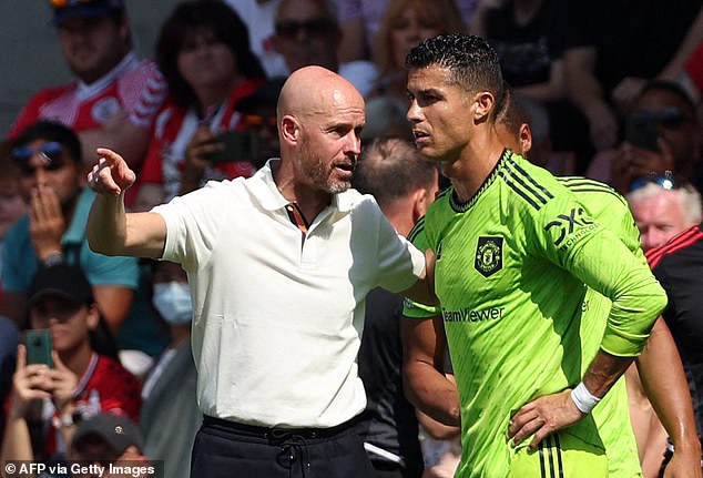 Erik ten Hag and Cristiano Ronaldo clashed at the beginning of last season, which led to the Portuguese star's departure from Manchester United