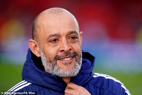 File photo dated 04-02-2024 of Nottingham Forest manager Nuno Espirito Santo, who has urged the club's fans to unite behind their team amid the row over rising season ticket prices at the City Ground. Issue date: Friday April 19, 2024. PA Photo. See PA story SOCCER Forest. Photo credit should go to Mike Egerton/PA Wire.