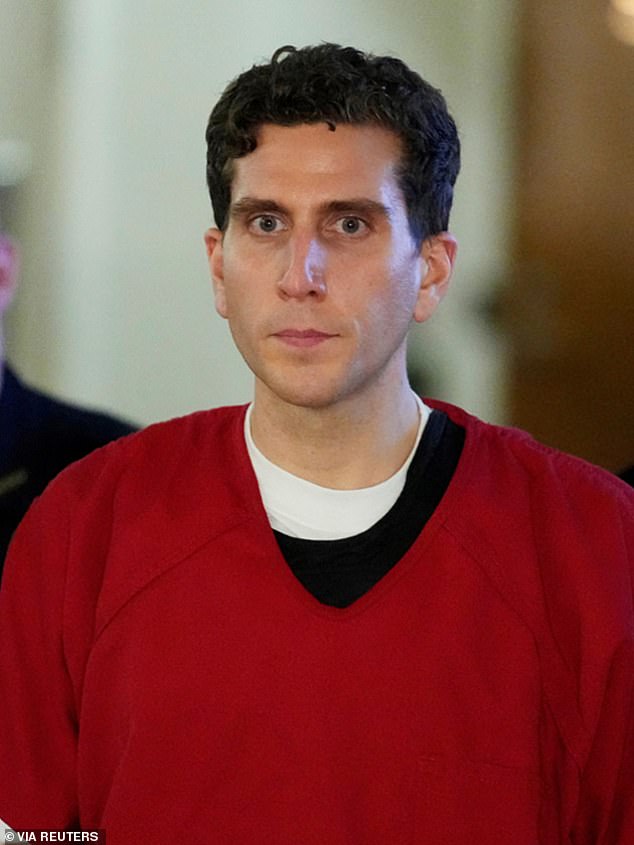 Kohberger (pictured during his extradition in January 2023), a doctoral student in criminology, has remained behind bars since his arrest as he maintains his innocence.