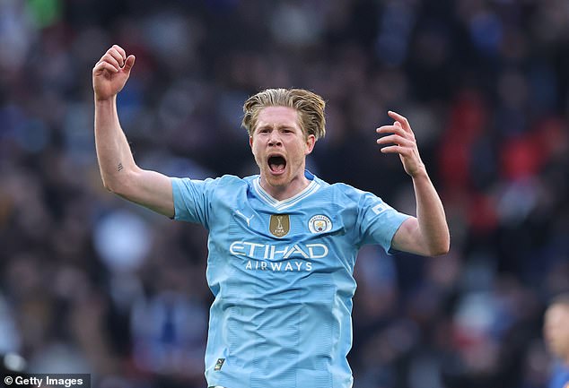 Kevin De Bruyne was named Man of the Match for his performance against Chelsea