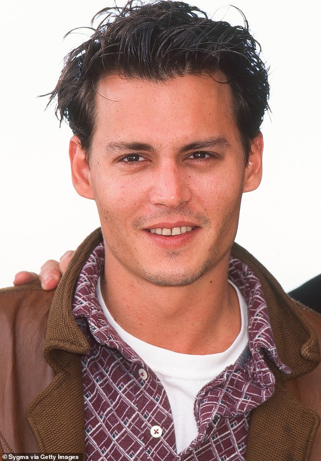 Johnny bragged about the terrible state of his teeth in a 1995 Premiere magazine interview that resurfaced last year (pictured from the 1995 Cannes Film Festival).