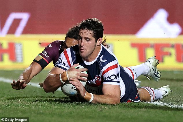 The Sydney Roosters have a strong connection to Bondi Junction and Nat Butcher (pictured) has also reached out to fans who might be struggling to deal with the horrific scenes.