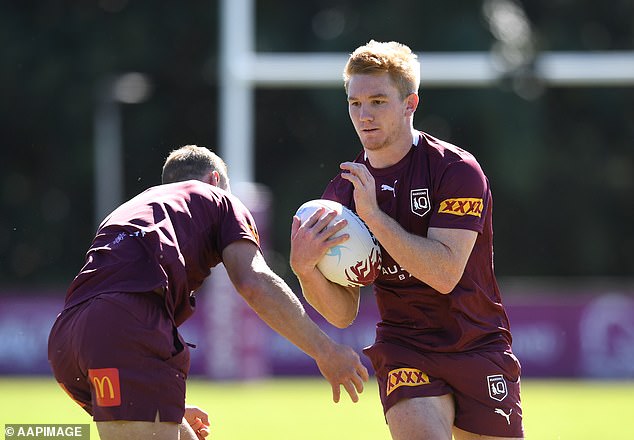 A former coach said Queensland Maroons State of Origin star Tom Dearden excelled in wrestling drills with 