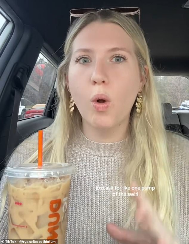 In the clip, which has so far been viewed more than 130,000 times, Ryan speaks directly to the camera while drinking a Dunkin' iced coffee from inside his car.