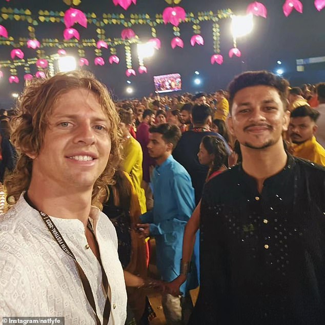 Nat Fyfe (pictured left) says a trip to India helped him overcome his injury problems