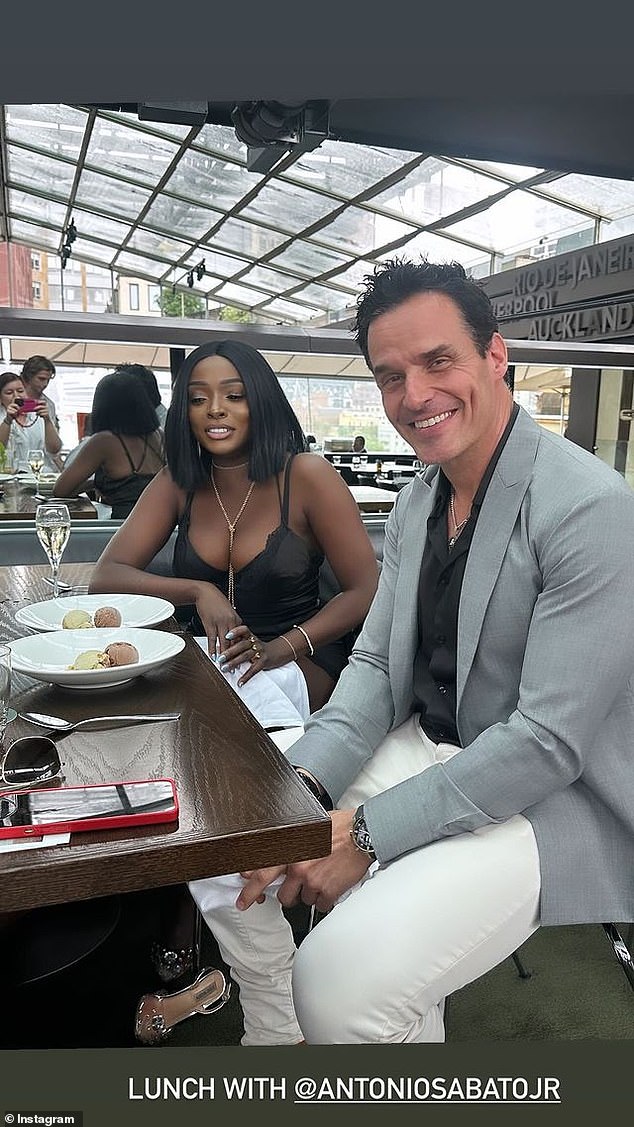 Suzan Mutesi is known for her expert networking.  And The Challenge star showed her bond with another famous face, model and soap opera star Antonio Sabàto Jr. Both in the photo.