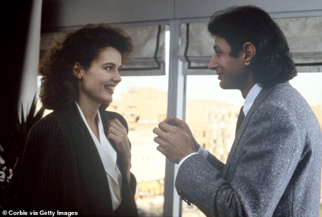 The couple starred in 1986's The Fly.