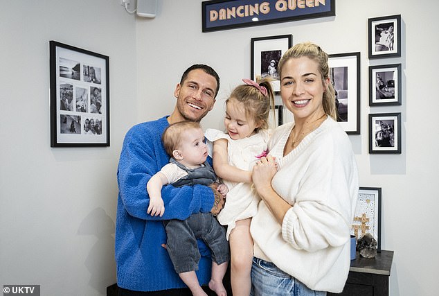 The couple first met on the hit BBC dance competition in 2017, when they partnered and later got engaged;  They share son Thiago, nine months, and Mía, four
