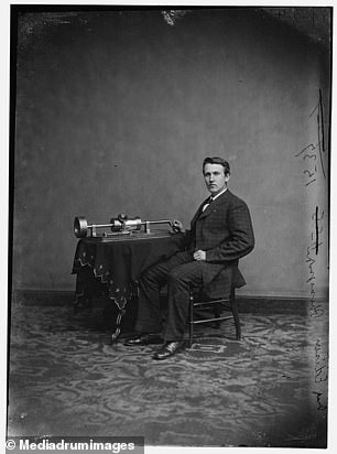 Thomas Edison, inventor of the electric light bulb, the phonograph and the motion picture camera. He founded General Electric.