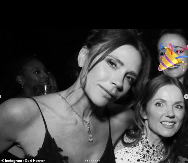 Geri Horner has returned to social media for the first time since her husband Christian became embroiled in the Formula One scandal, posting a birthday tribute to Victoria Beckham.
