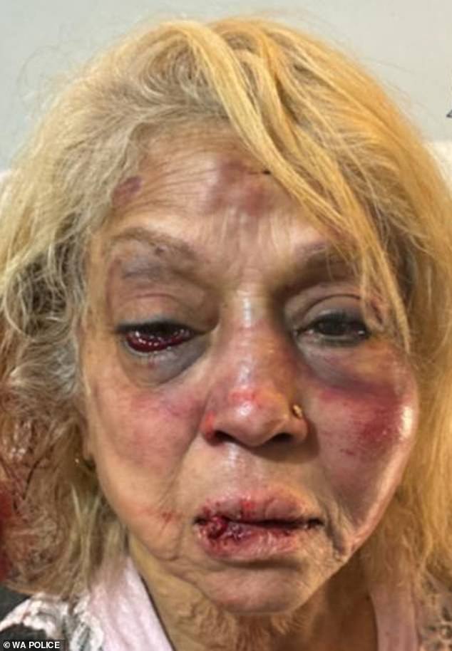 Grandmother Ninette Simons (pictured), who was subjected to a horrific assault inside her own home in the Perth suburb of Girrawheen, has spoken out about the attack for the first time.