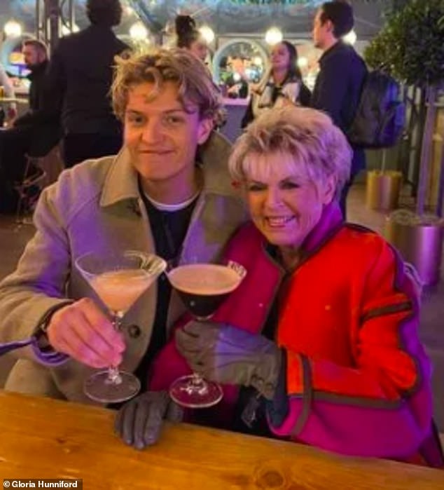 Gloria Hunniford has revealed that her grandson Charlie will marry in the same church as her late daughter Caron Keating (Charlie and Gloria are seen)
