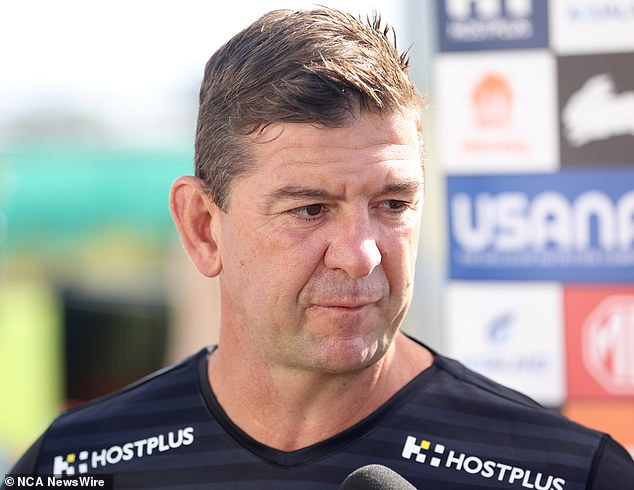 Perhaps sensing his time at South Sydney was coming to an end, coach Jason Demetriou sensationally walked away from a pre-game media call on Friday after just 27 seconds.