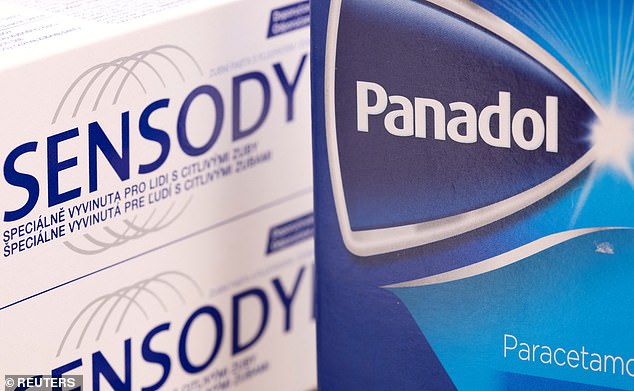 Haleon products include Sensodyne toothpaste and Panadol pain reliever.
