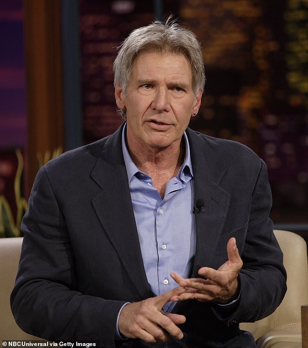 Harrison Ford told the story of how Jimmy Buffett, who died in September, inspired him to get his ear pierced Saturday during a tribute event in Los Angeles;  seen in 2008