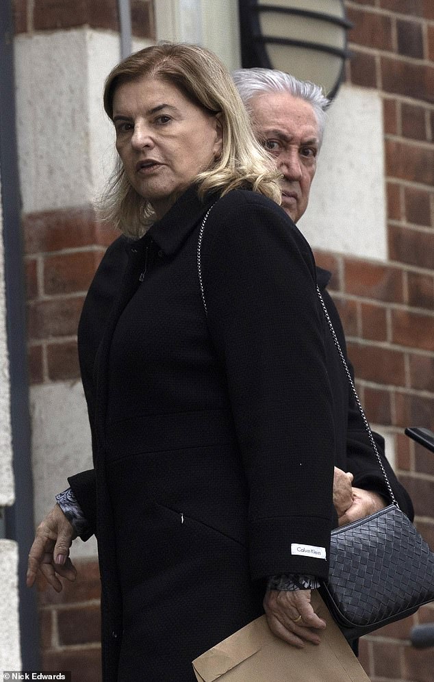 Myra's parents attended the trial preparation and plea hearing at Hendon Magistrates' Court in February.