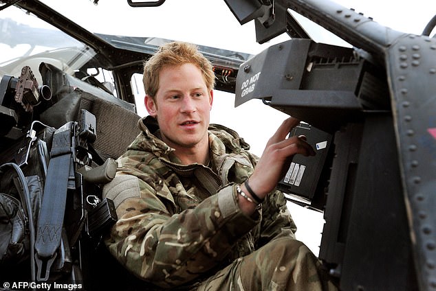 Prince Harry conducts his early morning pre-flight checks on the British-controlled flight line at Camp Bastion in Afghanistan's Helmand province in December 2012.