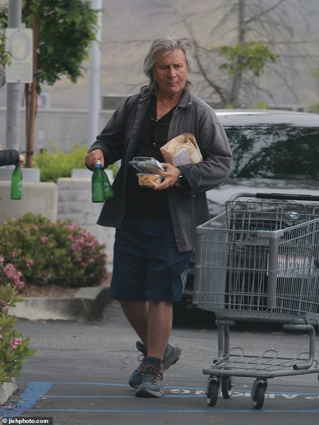 DailyMail.com spotted this frontman of a legendary rock group shopping at the exclusive Erewhon Market in Calabasas, California.
