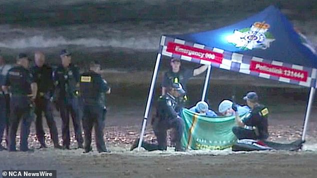 The nine-month-old baby's body washed ashore in Surfers Paradise in November 2018. Image: Channel 7
