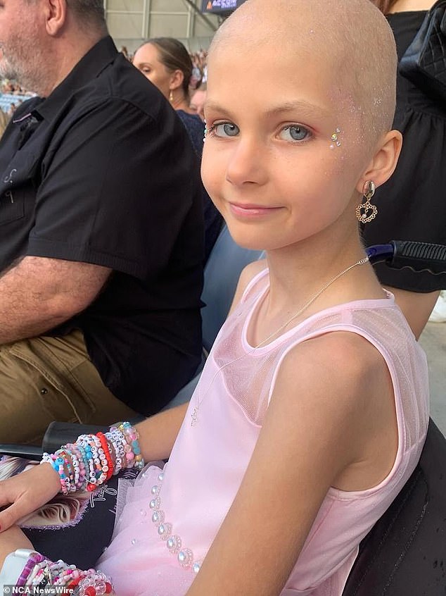 Scarlett Oliver fulfilled the wish of her life by meeting Taylor Swift in Sydney.  Photo: Instagram