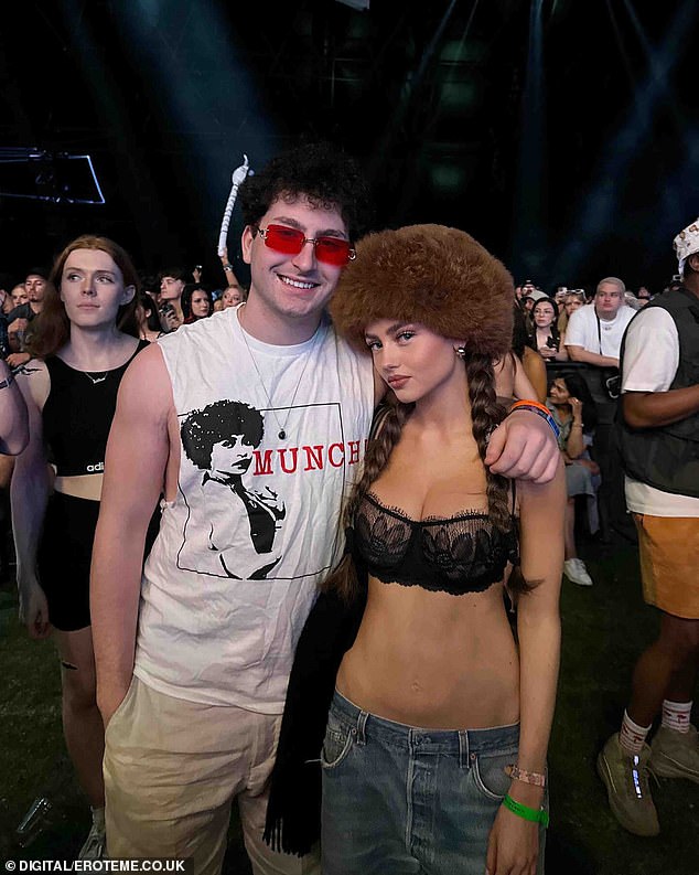 The Dior spokesperson was on the second day of the first weekend of the Coachella Festival in Indio Valley with a friend.