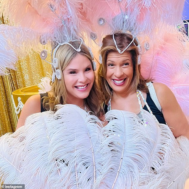 Today's hosts Hoda Kotb and Jenna Bush Hager transformed into sexy burlesque dancers in New Orleans on Wednesday.