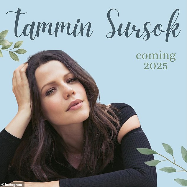 Tammin Sursok (pictured) will publish her first memoir.  The former Home and Away star shared the good news on her Instagram on Friday, announcing that the tome will land in 2025.