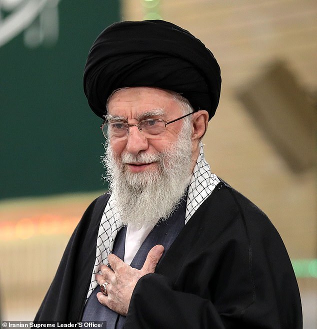 Republicans are planning dozens of votes on measures supporting Israel and condemning Iran, led by Ayatollah Khameini (above), after the weekend attacks, but still have no path forward on funding for the ally of the United States.