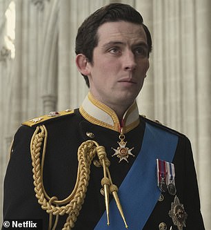 Josh as Charles in The Crown