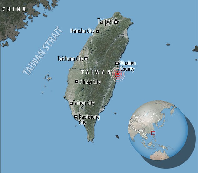 The powerful earthquake struck off the east coast of Taiwan on Wednesday morning. Taiwan is a country especially prone to earthquakes because it is close to where two tectonic plates meet.