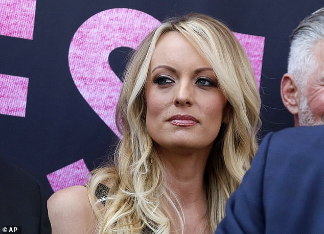 Stormy Daniels appears at an event on May 23, 2018 in West Hollywood, California.  Trump's aide just kept in touch with him under the name 'Stormy'