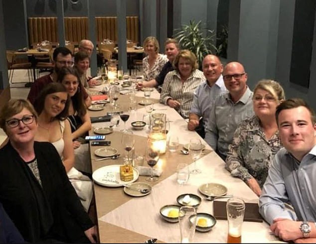 Ms Higgins claimed she received no support, but managed to crack a smile when she took a photo with Ms Reynolds at a campaign dinner (pictured together, bottom left).