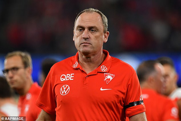 Swans coach John Longmire has revealed he spoke to NRL teammate Trent Robinson about their communities supporting each other after the Bondi Junction stabbing attack.