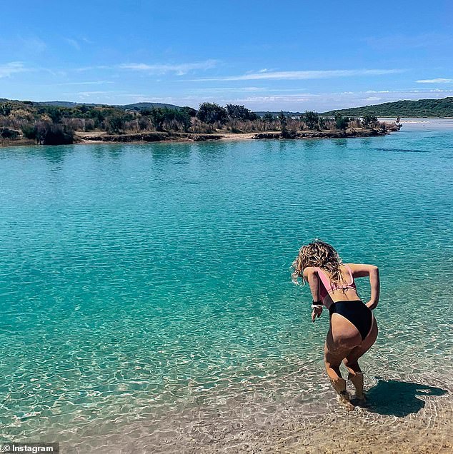 Beach lovers rave about the little-known swimming spot, Prawn Rock Channel, for its incredibly turquoise and calm waters.