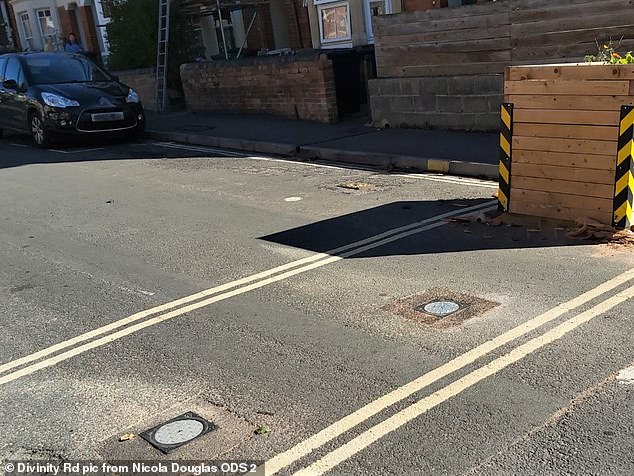 Armed with determination and a DIY spirit, he headed to Screwfix to buy a £34 hole digger, which allowed him to dig a one meter deep hole to fit retractable bollards (file image)